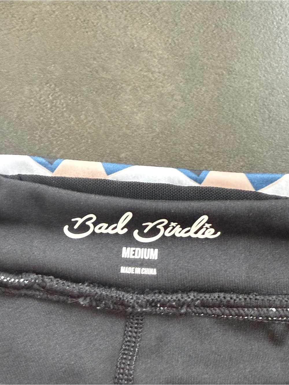 Bad Birdie Women's Navy Blush Geo Pattern Athletic Golf Skirt Size M - Picture 3 of 4